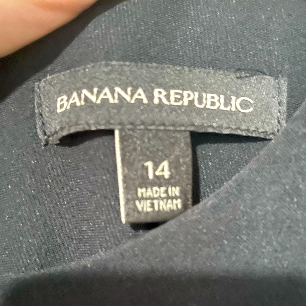 Banana Republic size US 14 black dress